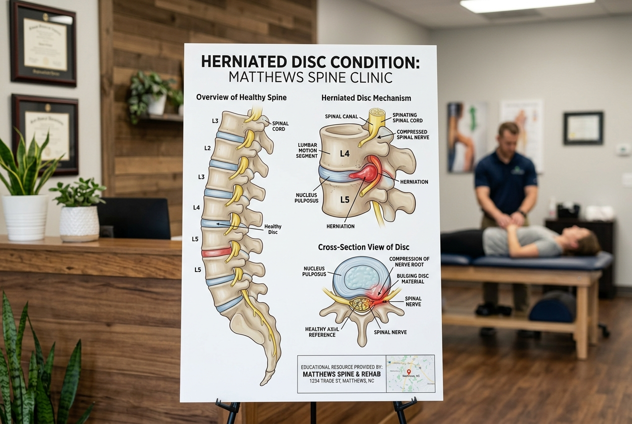 Herniated Disc, Matthews, NC